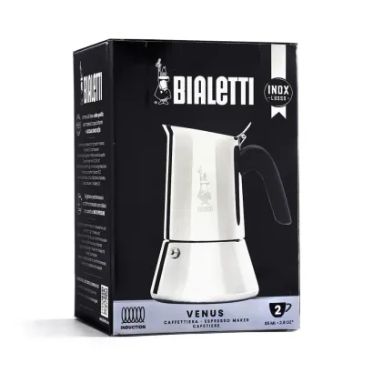 Bialetti New Venus kawiarka stalowa 2 tz / 85 ml srebrna - zdjęcie 2