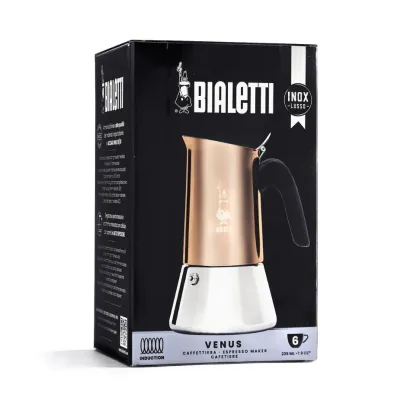 Bialetti New Venus kawiarka stalowa na indukcję 6 tz / 235 ml miedziana - zdjęcie 2