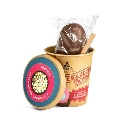 Beskid Chocolate Czekoladowa Bomba Jajo mleczna z piankami marshmallow 45 g - miniatura 2