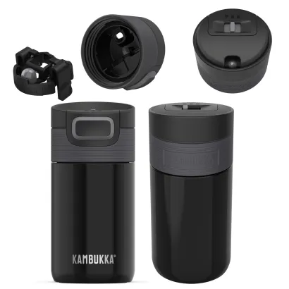 Kambukka Etna Pitch Black kubek termiczny pojemność 300 ml - zdjęcie 2