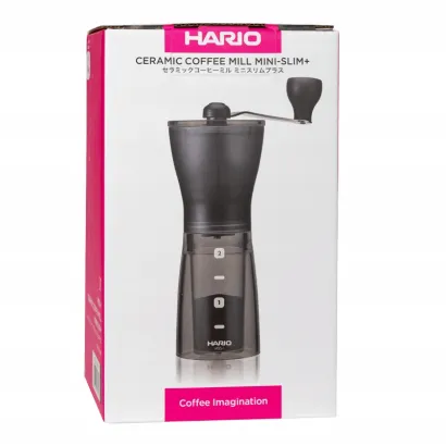 Hario Mini Mill Slim Plus w pudełku