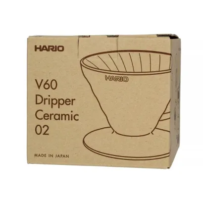 Hario dripper V60 ceramiczny szary V02 - miniatura 2