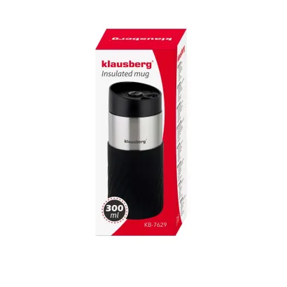 Klausberg Kubek termiczny 300 ml czarny - miniatura 2