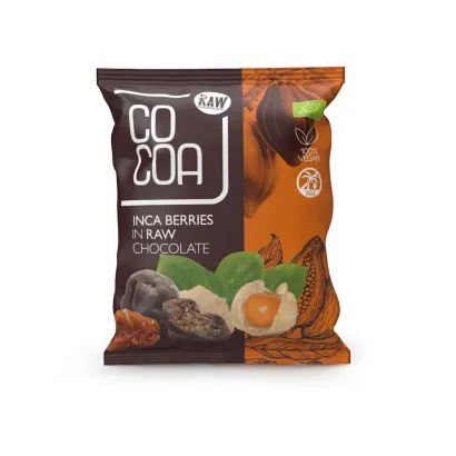 COCOA Jagoda inkaska w czekoladzie RAW waga 70 g - miniatura 1