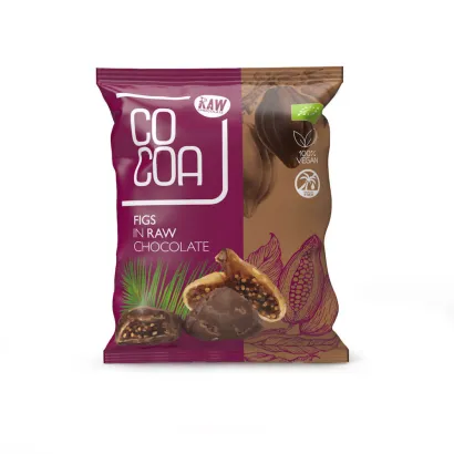 COCOA Figi w surowej czekoladzie BIO 70 g - miniatura 1