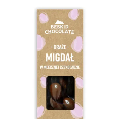 Beskid Chocolate Migdał w mlecznej czekoladzie waga 50 g - miniatura 2