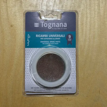 OUTLET Uszczelki i sitko do kawiarek aluminiowych Tognana 9 tz - miniatura 1