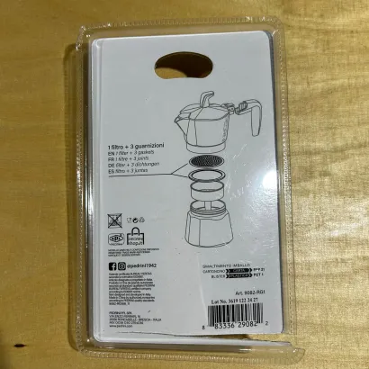 OUTLET Uszczelki i sitko do kawiarek aluminiowych Pedrini 2 tz - miniatura 2