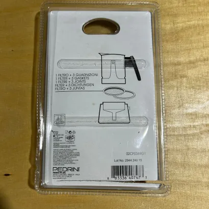 OUTLET Uszczelki silikonowe i sitko do kawiarek stalowych Pedrini 6 tz - miniatura 2