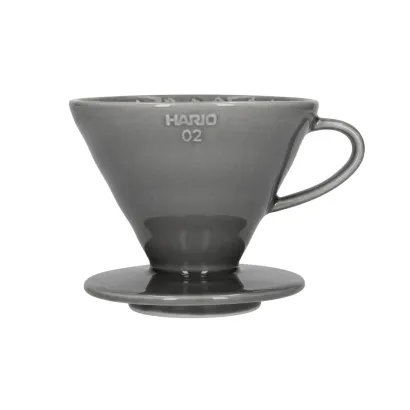 Hario dripper V60 ceramiczny kolor szary rozmiar V02 - miniatura 1