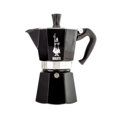 Bialetti Moka Express Color kawiarka aluminiowa na gaz 6 tz / 270 ml czarna - miniatura 1