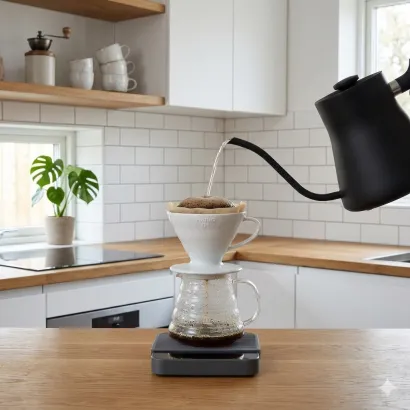 Hario dripper V60 ceramiczn biały V01 - miniatura 2