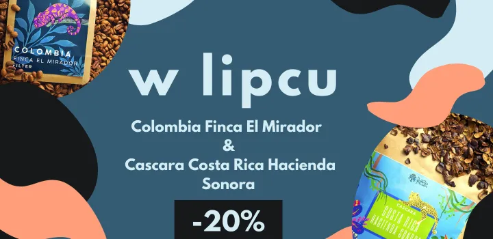 Kawa i cascara miesiąca  - lipiec 2022