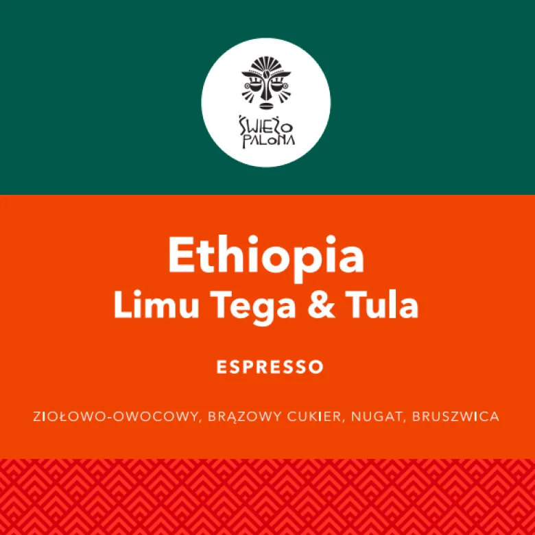 Ethiopia Limu Tega Tula Grade 1 Washed 250 do przelewowy / drip / chemex - zdjęcie 1
