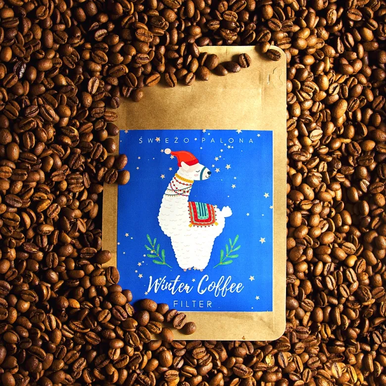 Winter Coffee Ethiopia Gora Kone Natural waga 250 zmielona do frenchpress/Aeropress - zdjęcie 1