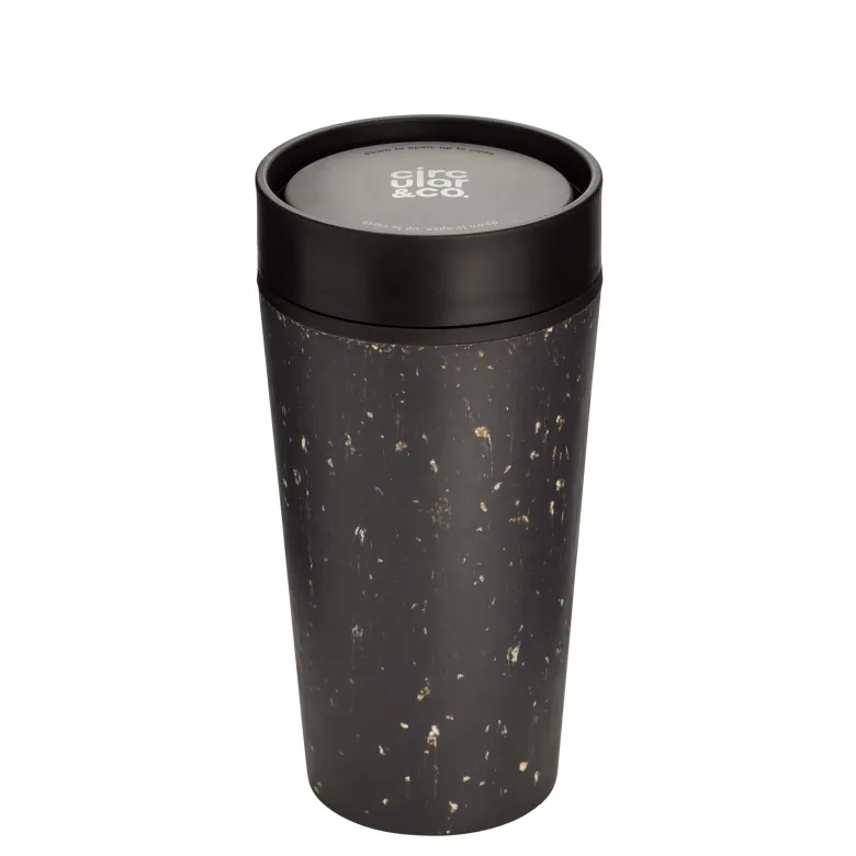 Kubek Circular Cup 340 ml kolor czarno - czarny - zdjęcie 1