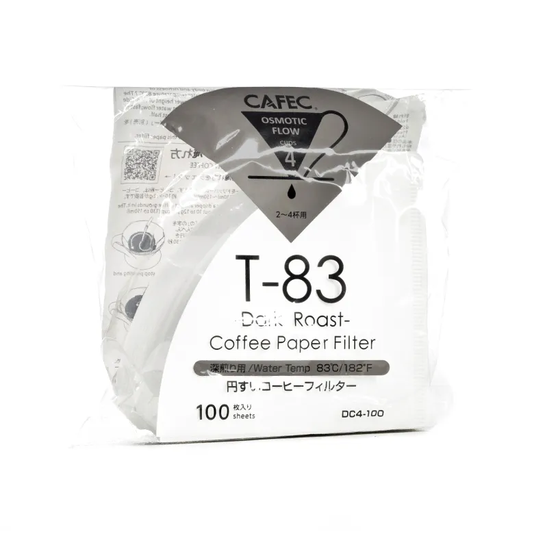 CAFEC Filtry papierowe TH-2 (dawniej T-83) Dark Roast 100 szt. 4 filiżanki - zdjęcie 1