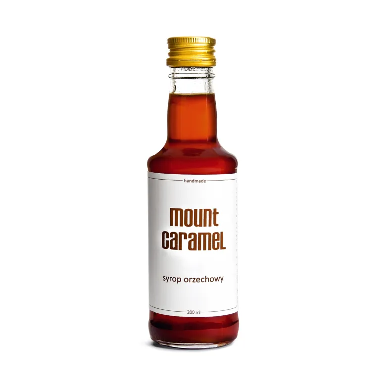 Mount Caramel Syrop orzechowy pojemność 200 ml