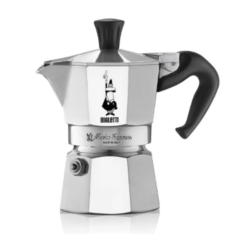 Bialetti Moka Express kawiarka aluminiowa na gaz 4 tz / 190 ml srebrna