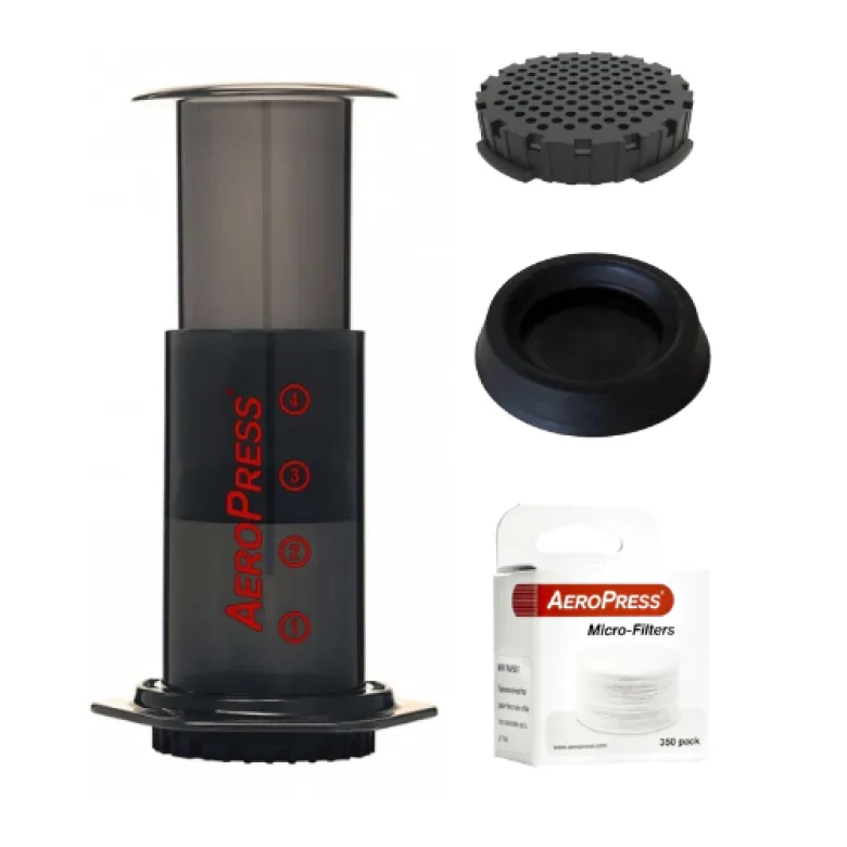 Zestaw Aeropress i filtry uszczelka sitko - zdjęcie 1