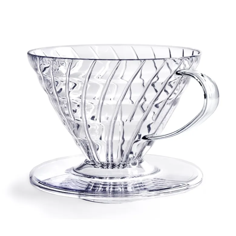 Hario dripper V60 plastikowy przezroczysty V01 - zdjęcie 1