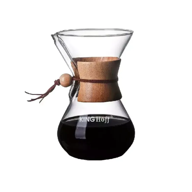 Kinghoff Szklany zaparzacz do kawy 400 ml - zdjęcie 1