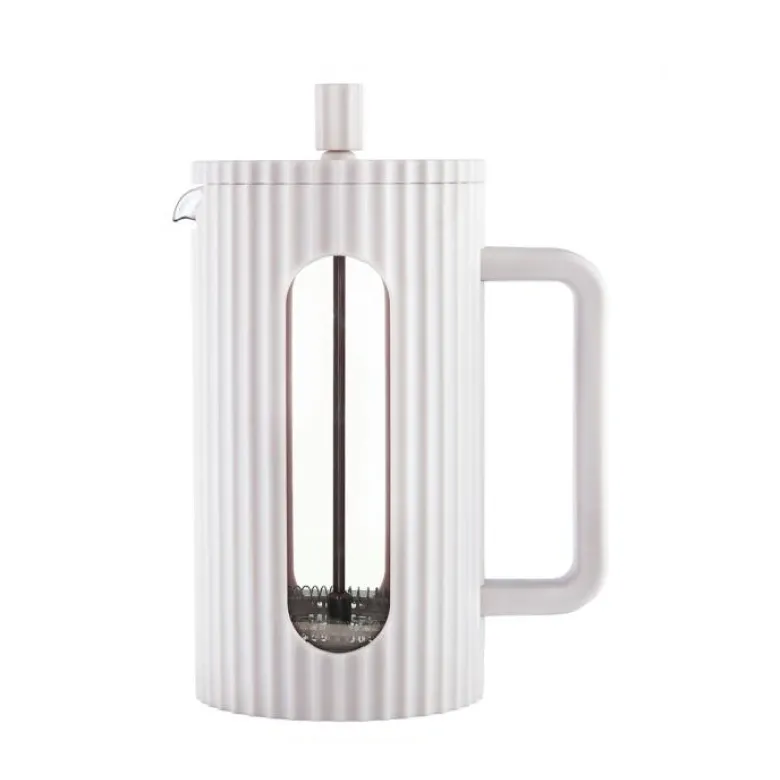 Klausberg French press zaparzacz do kawy i herbaty 1000 ml kremowy - zdjęcie 1