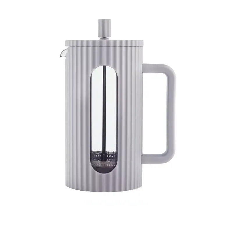 Klausberg French press zaparzacz do kawy i herbaty 1000 ml szary - zdjęcie 1