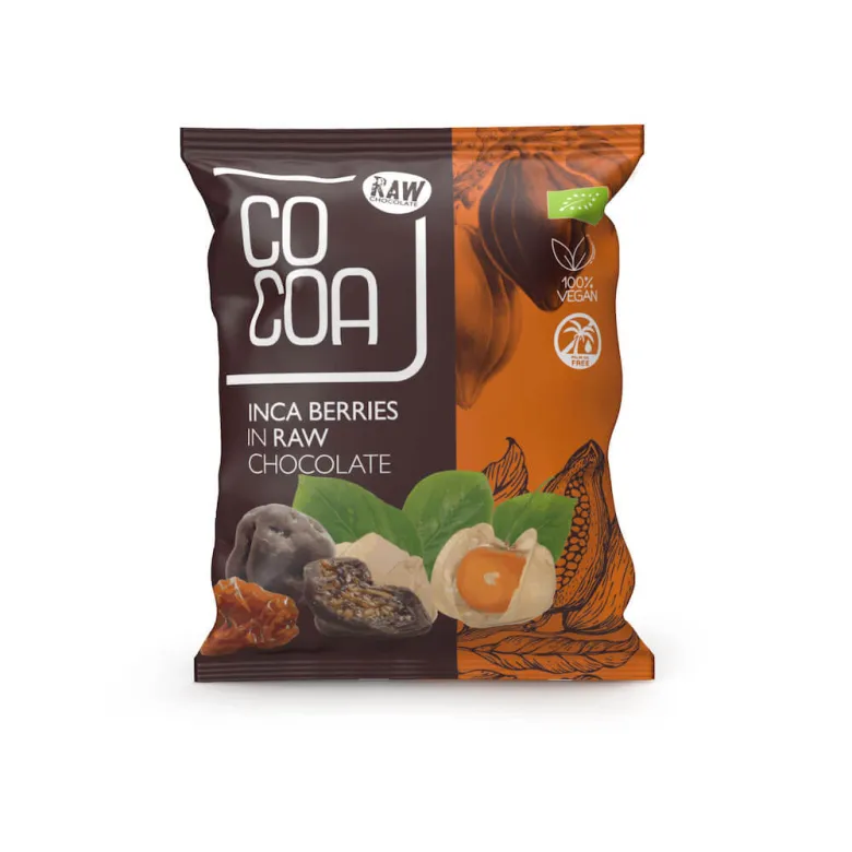 COCOA Jagoda inkaska w czekoladzie RAW waga 70 g - zdjęcie 1