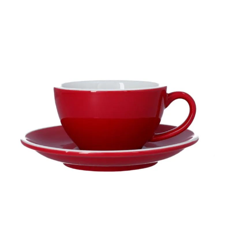 EPIC filiżanka do cappuccino 230 ml czerwona