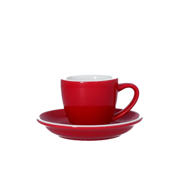 EPIC filiżanka do espresso 70 ml czerwona