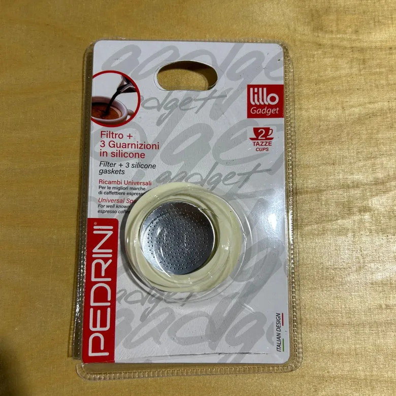 OUTLET Uszczelki i sitko do kawiarek aluminiowych Pedrini 2 tz - zdjęcie 1