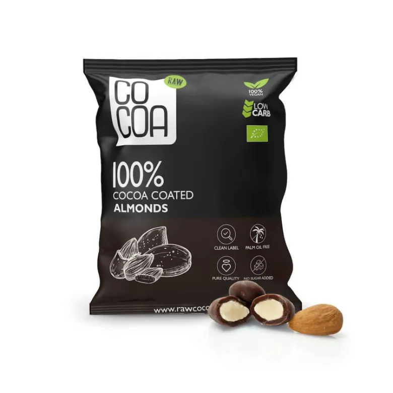 COCOA Migdały w kakao 100% BIO 70 g