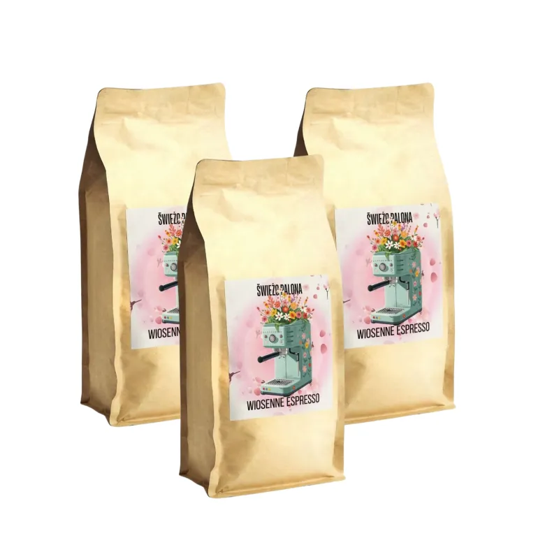 Wiosenne Espresso Peru Quillabamba Washed kawa ziarnista 3 kg 3 x 1 kg
