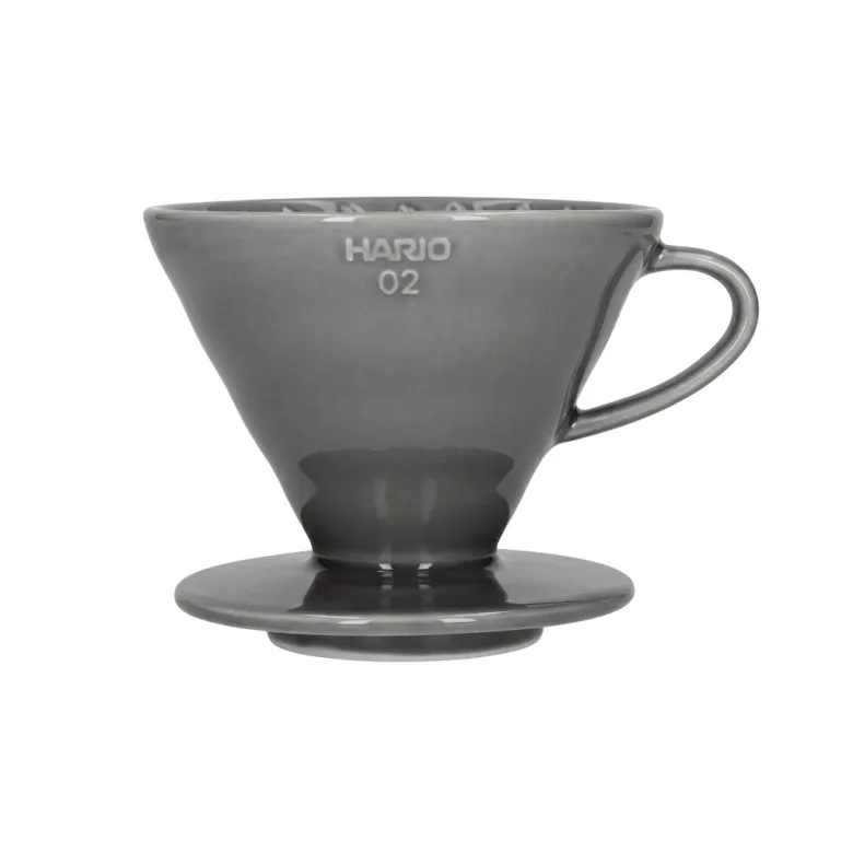 Hario dripper V60 ceramiczny kolor szary rozmiar V02 - zdjęcie 1
