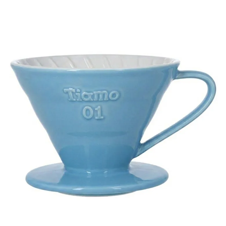 Dripper Ceramiczny Tiamo jasny niebieski V01