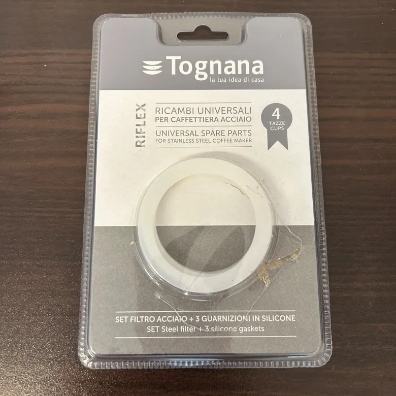 OUTLET Uszczelki do kawiarek stalowych Tognana 4 tz